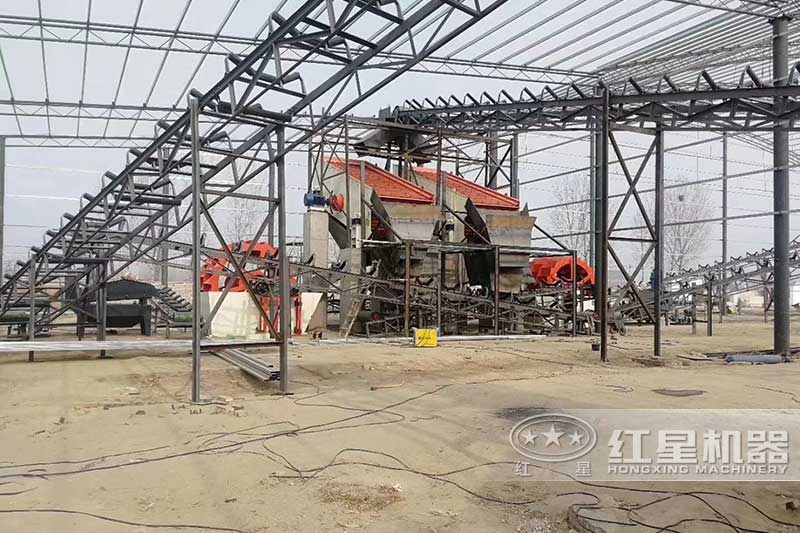 洗沙細沙回收現(xiàn)場