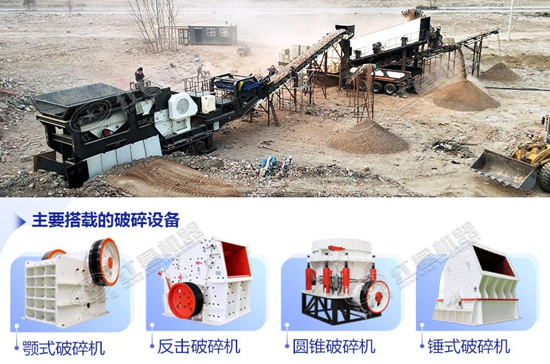 一體式小型破碎機成套設備可按需求配備