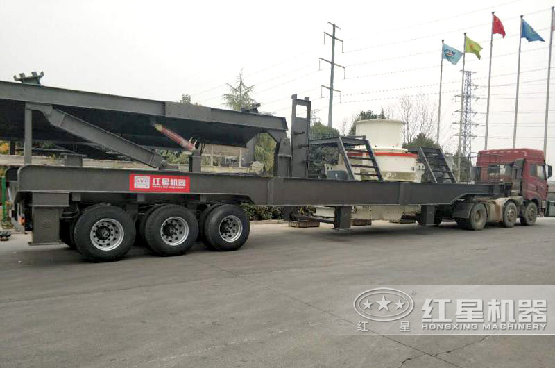 車(chē)載移動(dòng)式制砂機(jī)發(fā)貨