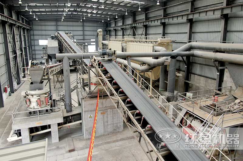 玄武巖破碎生產(chǎn)車間實景