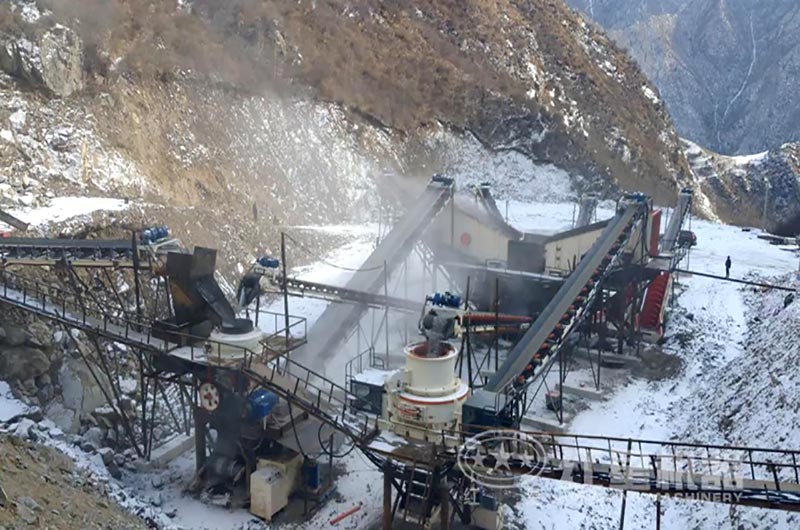 砂石生產(chǎn)線設備生產(chǎn)現(xiàn)場實拍