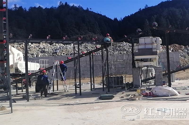 廠家派技術(shù)人員到反擊破安裝現(xiàn)場指導(dǎo)