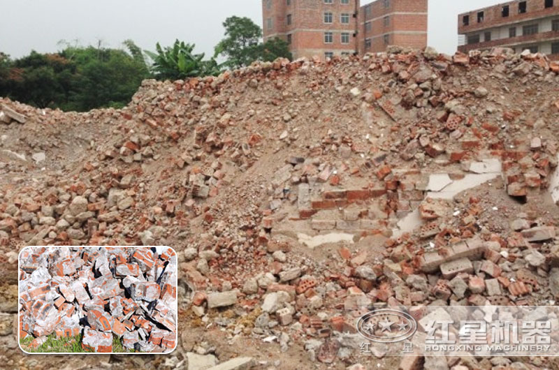 各個(gè)城市都有大量遍布的建筑垃圾亟待處理