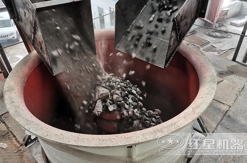 浙江時產千噸砂石生產線生產加工區(qū)