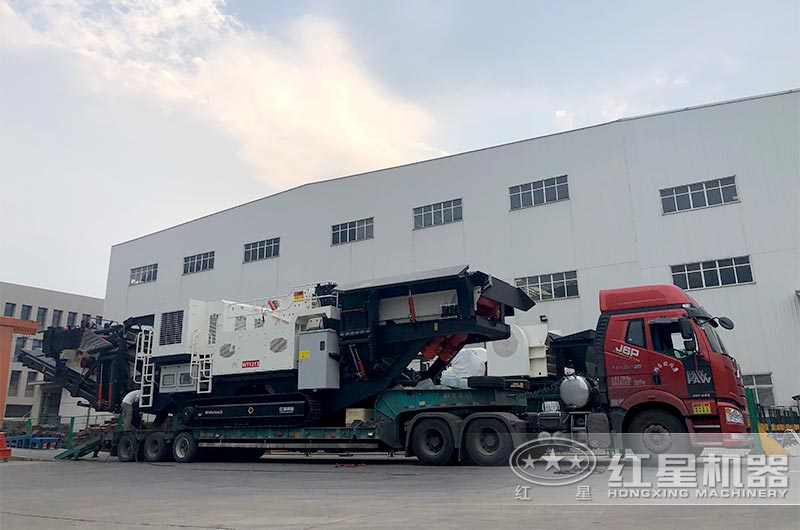 日產(chǎn)300方聯(lián)合式移動(dòng)破碎站，你敢想它敢干