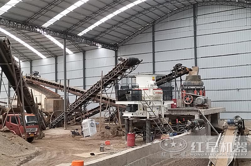 一小時100噸建筑垃圾處理，固定式破碎生產(chǎn)線把握市場需求