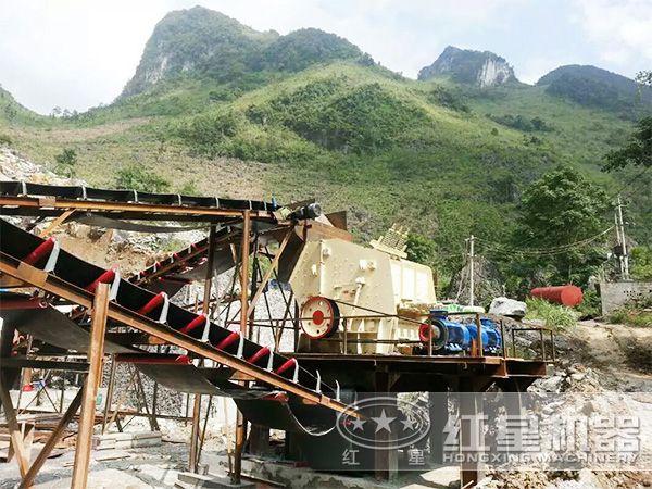 石子生產(chǎn)線現(xiàn)場圖